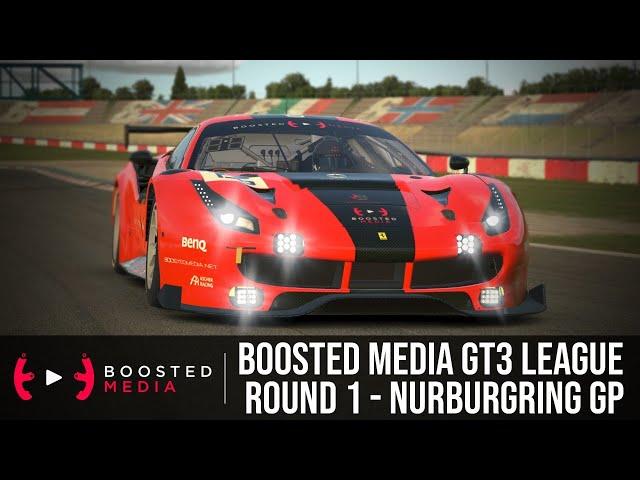 BOOSTED MEDIA GT3 LEAGUE - iRACING | Round 1 - Nurburgring GP