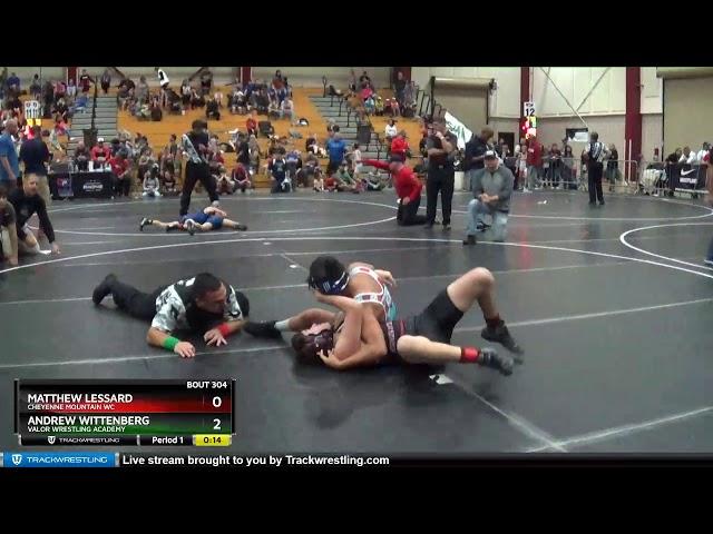 Middle School 149 Matthew Lessard Cheyenne Mountain WC Vs Andrew Wittenberg Valor Wrestling Academ