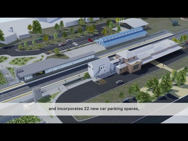 Wangaratta Station Precinct design fly-through