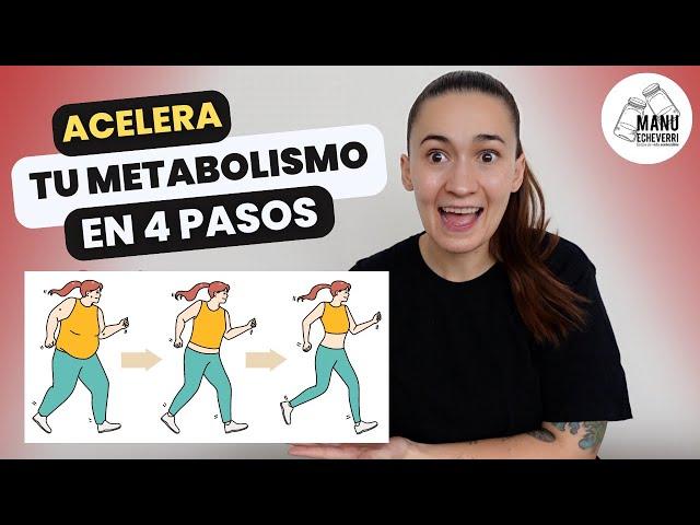 ¡Adiós dietas! Acelera tu metabolismo y COME MÁS para ADELGAZAR | Manu Echeverri