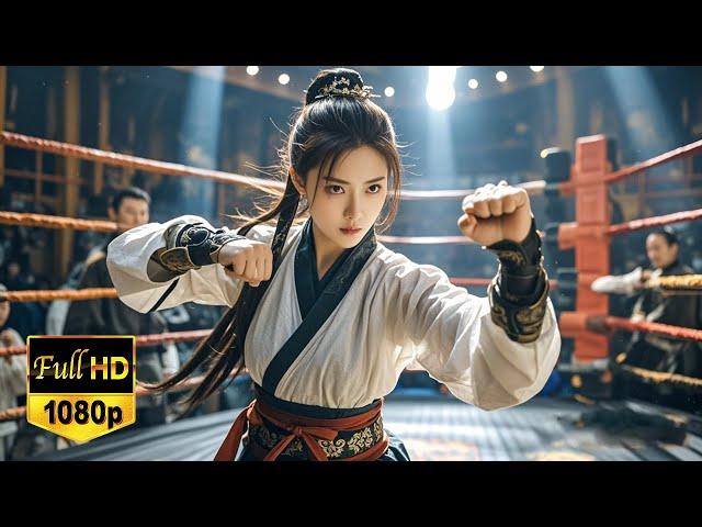 [Kung Fu Movie] A Kung Fu master dressed as a woman beat the Japanese soldiers in the ring!#movie