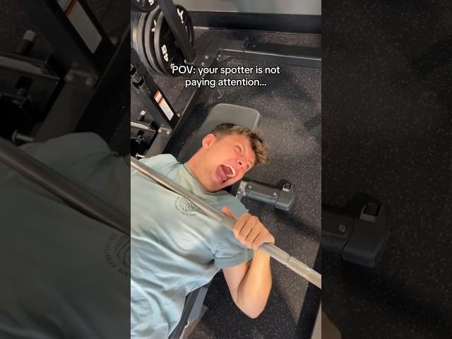 L spotter… #fitness #gym #gymlife #gymlover #viral #funny #gymbro #girlswholift #gymhumor