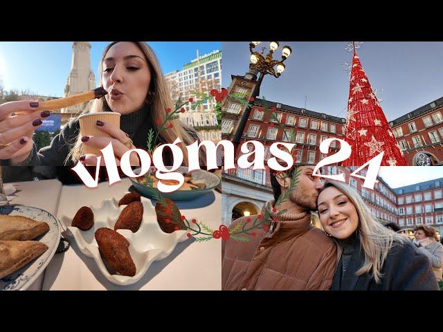 VLOGMAS 24 - Christmas Day with the Family  Restaurant, Christmas Market, Chocolate with Churros...