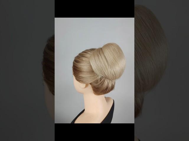 #hairstyle #A very easy elegant updo#KKhairstory