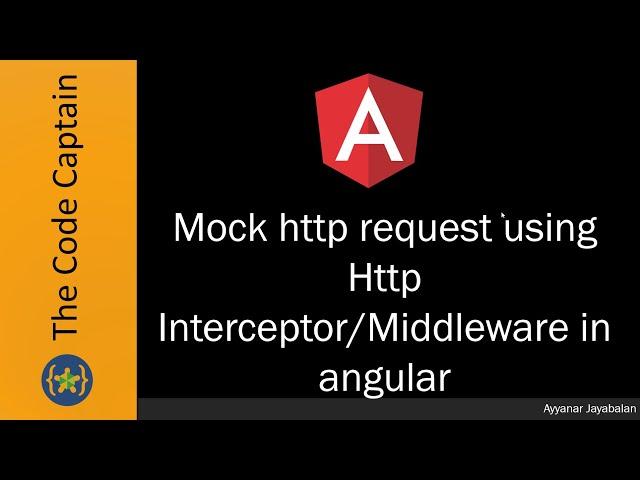 Mock http request using Http Interceptor/Middleware in angular