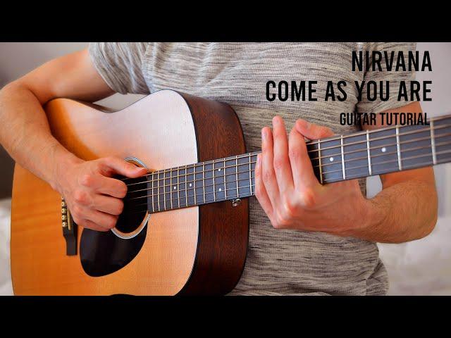 Nirvana - Come As You Are EASY Guitar Tutorial With Chords / Lyrics