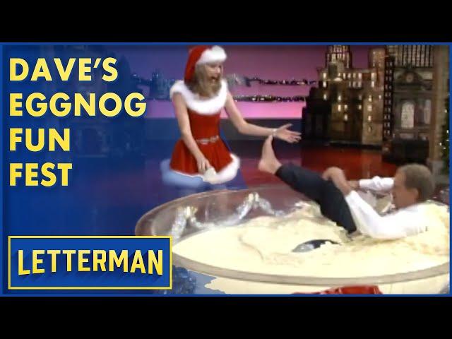 Dave's Holiday Eggnog Fun Fest | David Letterman