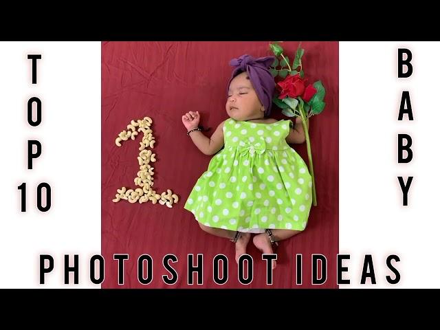 top 10 baby photoshoot ideas at home | talentedkannadati ||  sinchnajay