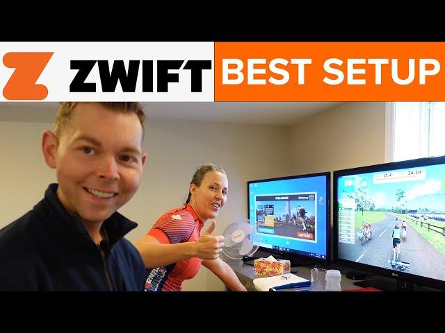 My Best Zwift Set Up #cycling #zwift #zwiftsetup