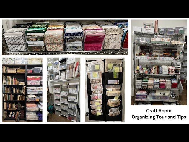 Craft Room Organizing Tour And Tips