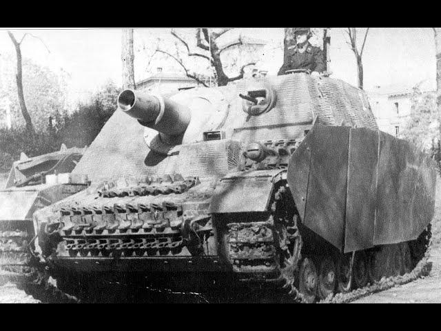 Sturmpanzer IV "Brummbär". Немецкая StuPa на фронте.