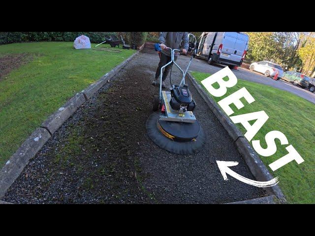 Watch the Westermann DESTROY Moss on This Car Park! | Pressure Wash, Moss Brush, Spray Treatment!