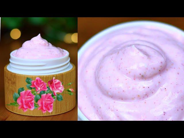 Homemade Rose Cream For Glowing Skin | Rose Cream to get Fair, Spotless & Pinkish Glowing Skin