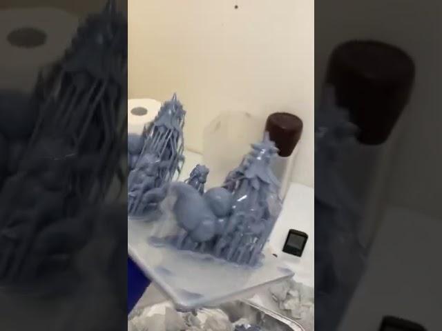 Hisui Growlithe and Arcanine resin 3d print #pokemonlegendsarceus