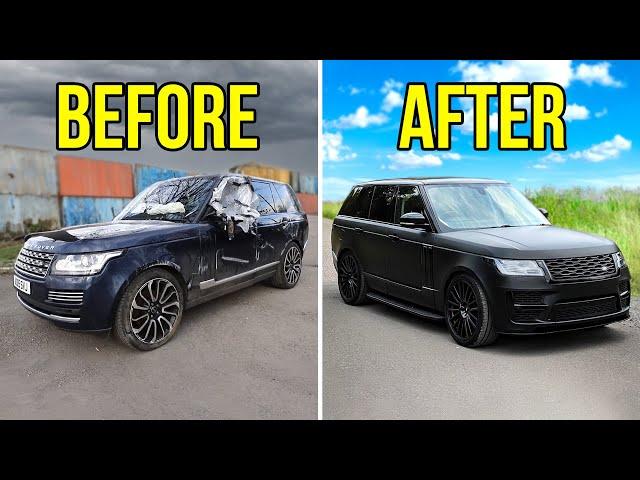 FULL BUILD - REBUILDING A CRASH DAMAGED RANGE ROVER