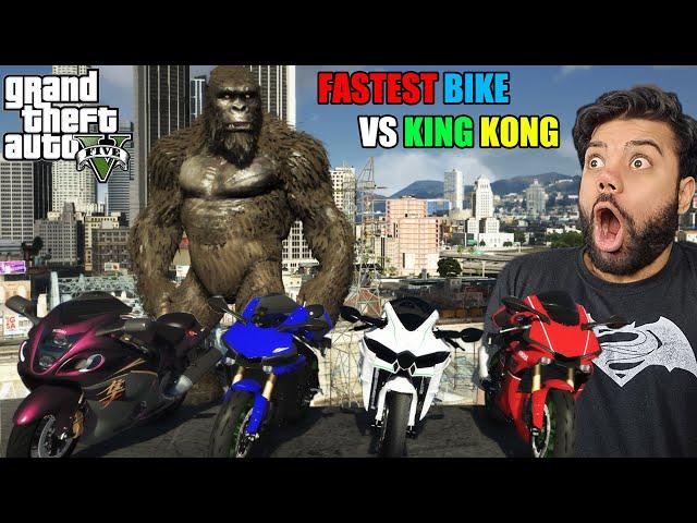 Escaping King Kong In The Fastest Yamaha R1 In The World | GTA 5 GAMEPLAY #31