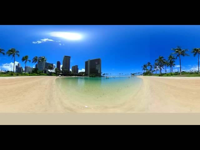 Hilton Hawaiian Village Duke Kahanamoku Lagoon in 360 Degrees