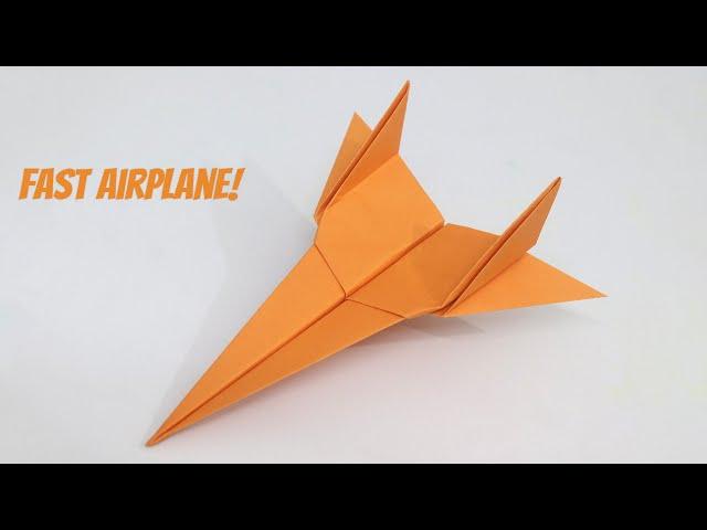 How to Make a Fast Paper Airplane that Flies Far - Best Paper Plane