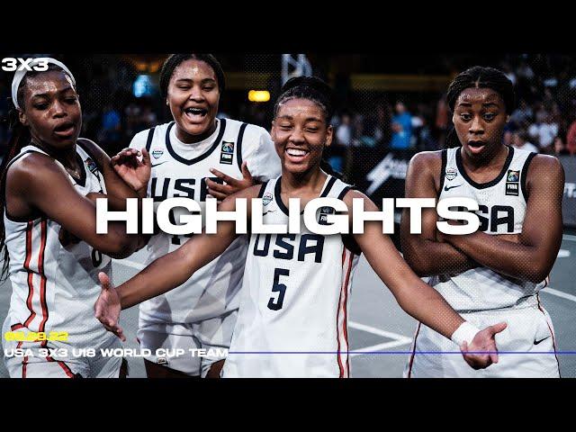 USA golden again at 3x3 U18 // HIGHLIGHTS