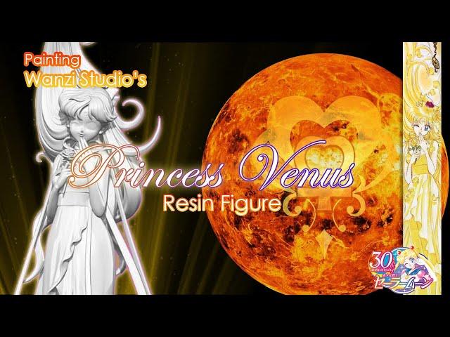 Painting the Most Dazzling Princess Venus  Resin Figure for Sailor Moon's 30th Anniv. (Subt Esp)
