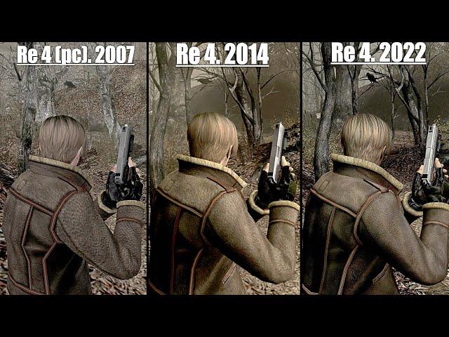 RE4 Original 2007 Vs RE4 Ultimate HD Edition Vs Resident Evil 4 - HD Project | Comparison