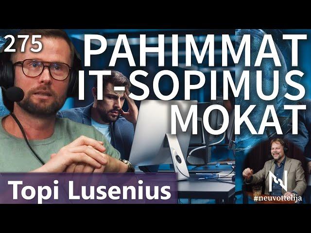 Pahimmat IT-sopimusmokat Topi Lusenius #neuvottelija 275