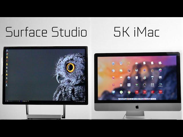 Microsoft Surface Studio vs 5k iMac