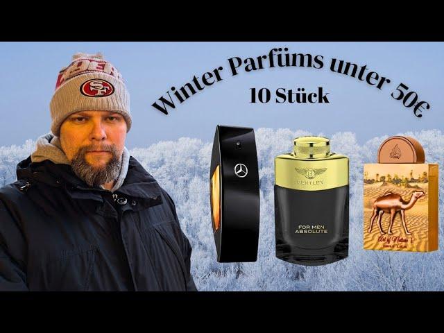 10 WINTER PARFÜMS UNTER 50€ ️ 2024