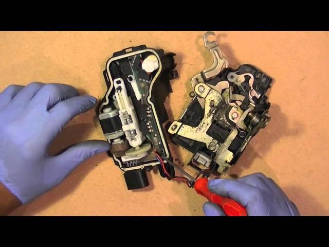 VW Door Lock Control Module Fix Repair, Simple Easy Repair