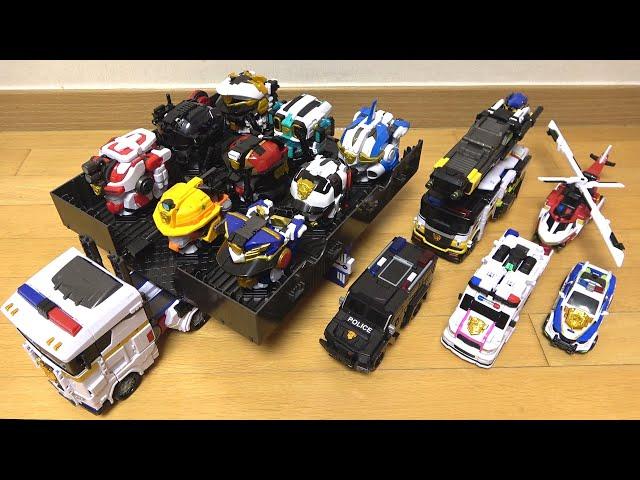 [최강경찰 미니특공대] MINIFORCE All robot transformation & combine