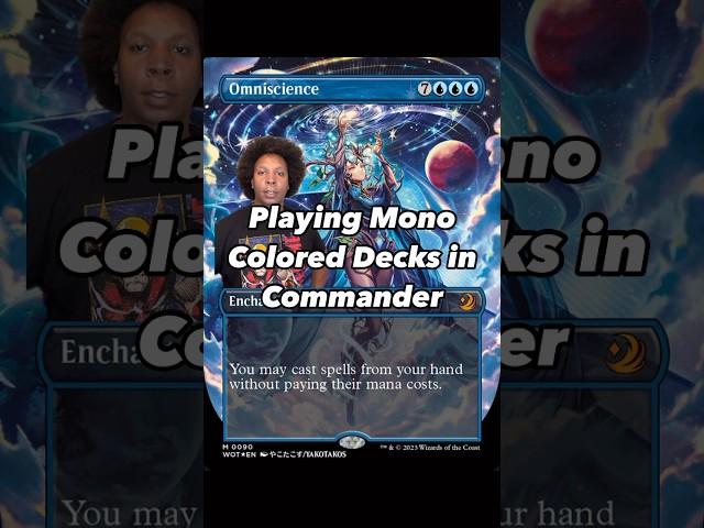 Playing Mono Colored Decks in Commander 