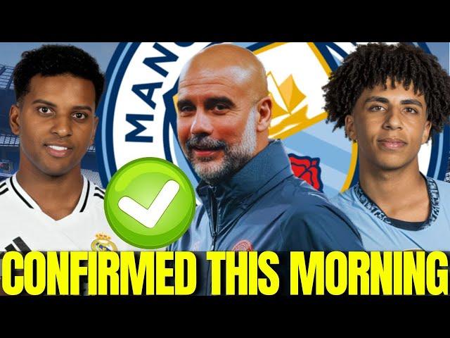  CONFIRMED THIS MORNING IN MANCHESTER! HUGE LAST-MINUTE ANNOUNCEMENT! MAN CITY TRANSFER NEWS