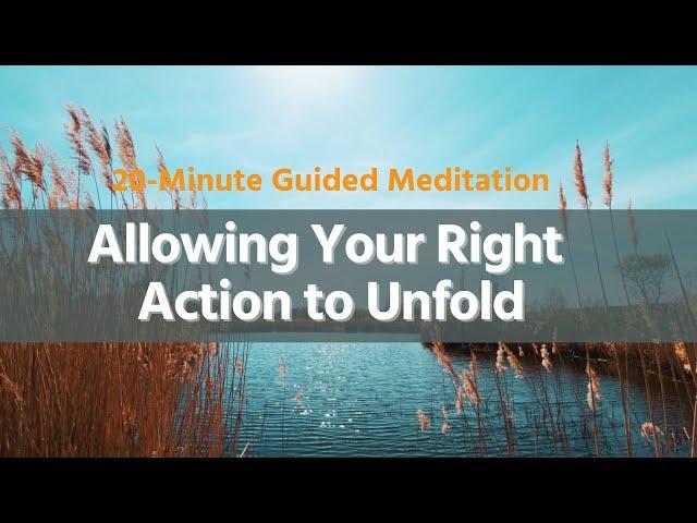 Allowing Your Right Action to Unfold