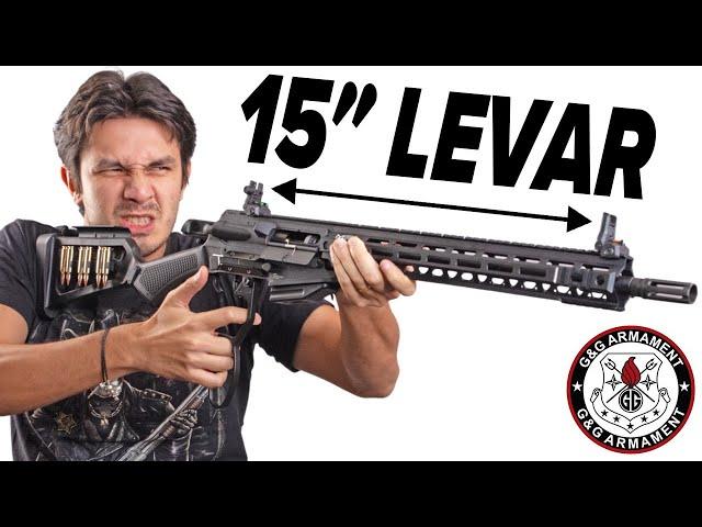 LevAR Fever - G&G LevAR 15 inch Gas Powered Lever Action Rifle Review | RedWolf Airsoft RWTV