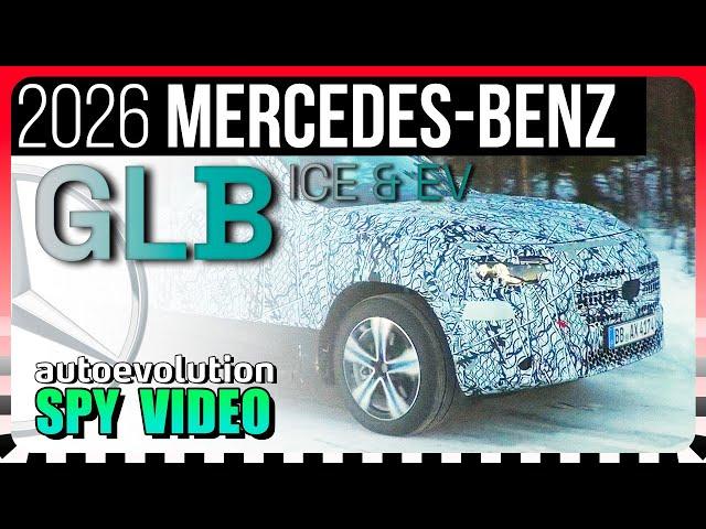 2026 Mercedes Benz GLB EV & ICE // SPY VIDEO