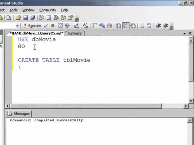 SQL Developer 2008 CreatingTables From Joes 2 Pros Vol. 1 Lab 5.2