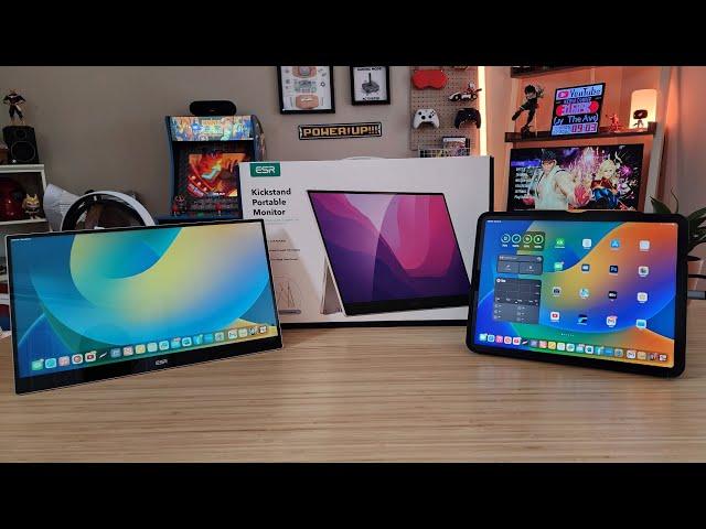Take iPad Pro & Stage Manager on the go with ESR Portable Kickstand Monitor...