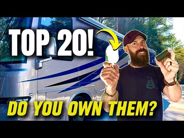 Top 20 RV Accessories, Items and Gear Everybody is Using…Or Should Be!