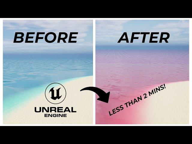 Change the Color of Water in Unreal Engine 5