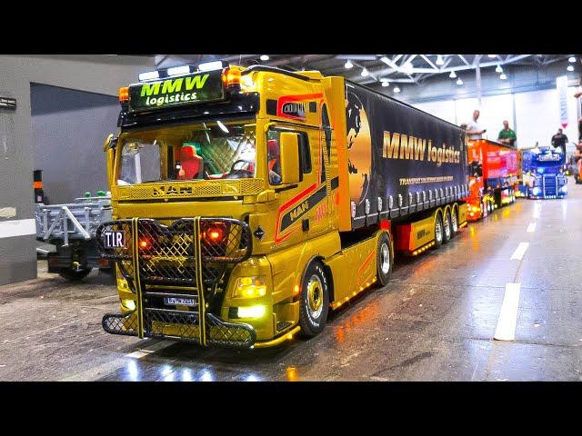 MEGA RC MODEL TRUCK COLLECTION!! RC TRUCKS, RC HEAVY HAULAGE, MODELL-HOBBY-SPIEL LEIPZIG 2023