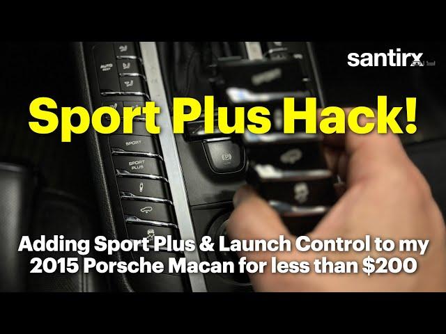 THIS IS HUGE!!!  Adding Sport Plus and Launch Control to my Porsche Macan for less than $200