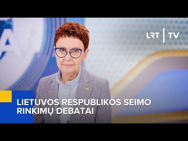 LR Seimo rinkimų debatai | 2024-09-24