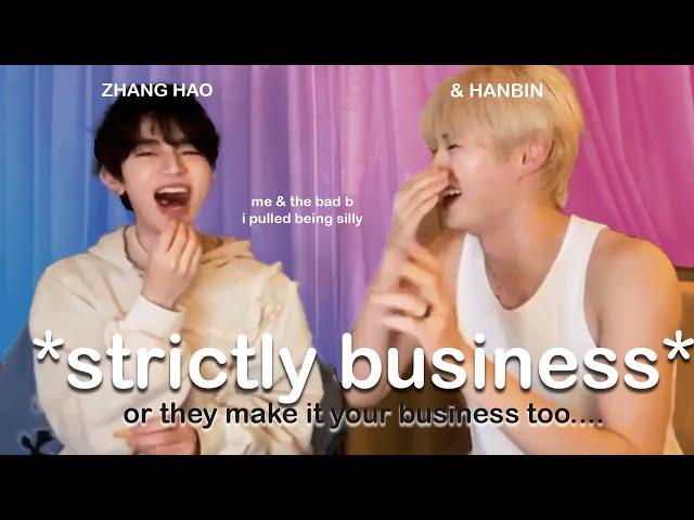 ZB1 ZHANG HAO & HANBIN in a strictly business relationship *intensified*