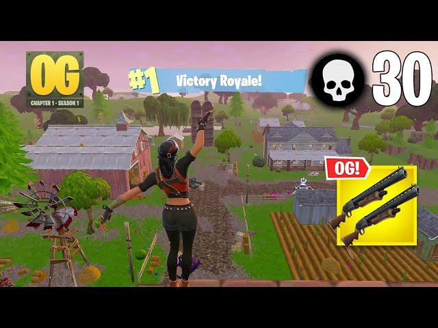 30 Elimination Solo Vs Squads Win Gameplay ft.@Thunderrrz (Fortnite OG  PS4 Controller)