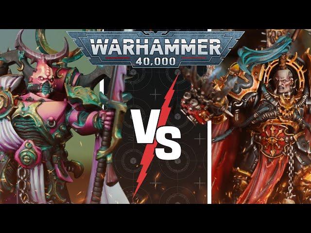 ** NEW CODEX!** Emperor's Children vs Black Legion | Warhammer 40,000 Battle Report