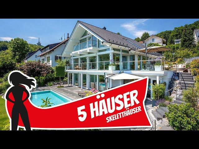 TOP 5: LUXUSHÄUSER mit unglaublichen Glasflächen – LUXUSVILLEN als FACHWERKHAUS | Hausbau Helden