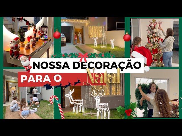 Nossa decoração para o Natal