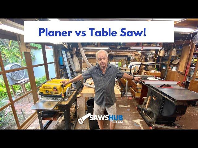 Planer vs Table Saw: Do You Really Need Both Tools?