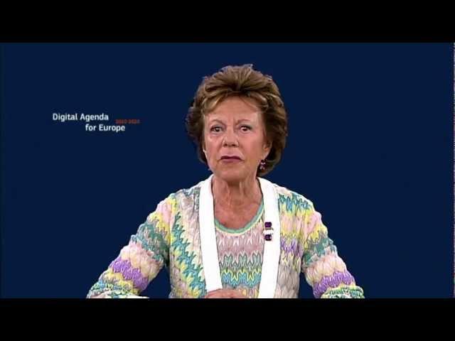 Neelie Kroes on the EU Open Data Strategy