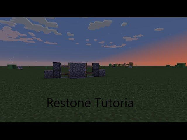 redstone tutorial compact 2x2 piston door